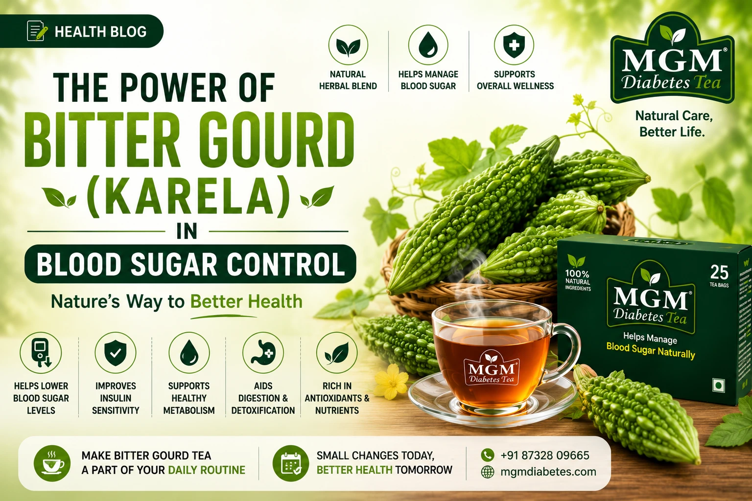 The Power of Bitter Gourd (Karela) in Blood Sugar Control